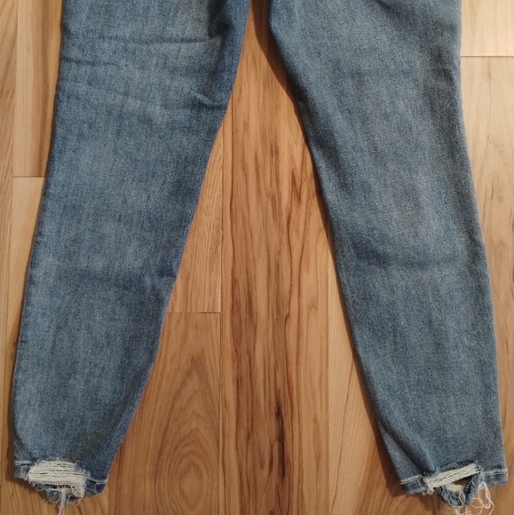 Vervet Blue button fly high rise distressed jeans women's size 30 - Picture 7 of 10